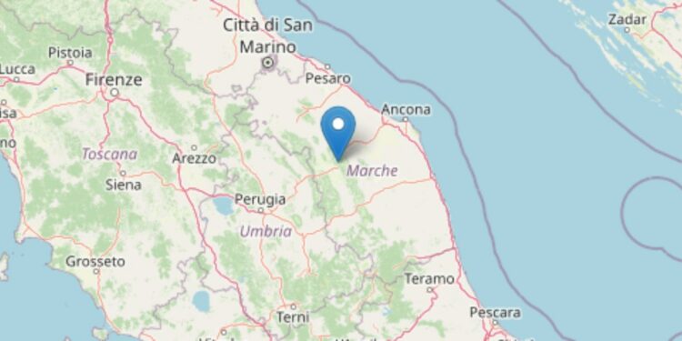 Terremoto a Cerreto, Ancona (Ingv)