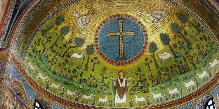 Ravenna, Sant'Apollinare in Classe, abside, VI sec.