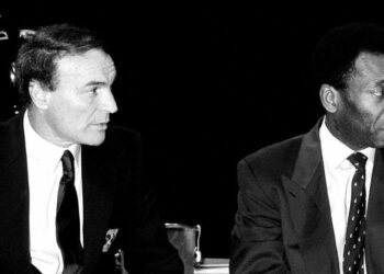 José Altafini e Pelé (Foto LaPresse)