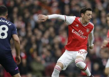 Mesut Ozil, dal 2013 all'Arsenal (Foto LaPresse)