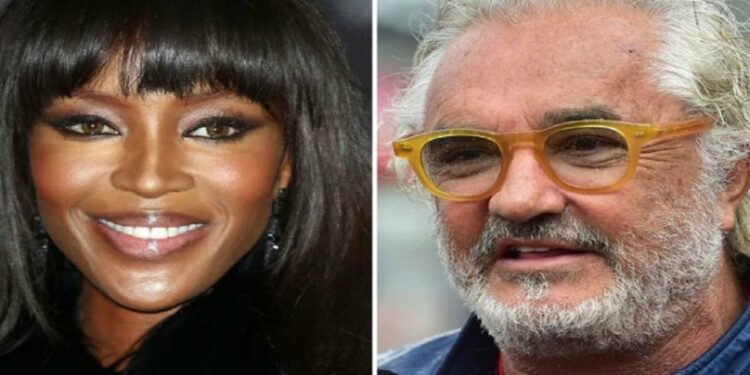 Flavio Briatore e Naomi Campbell