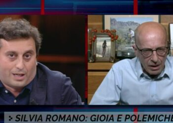 David Parenzo e Alessandro Sallusti a Non è l'Arena