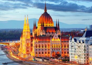 Budapest, il palazzo del Parlamento