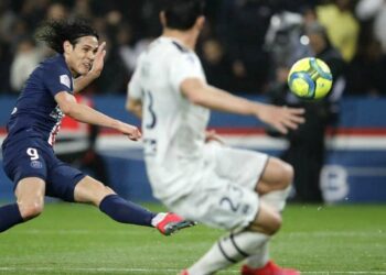 Edinson Cavani, dal 2013 al Psg (Foto LaPresse)