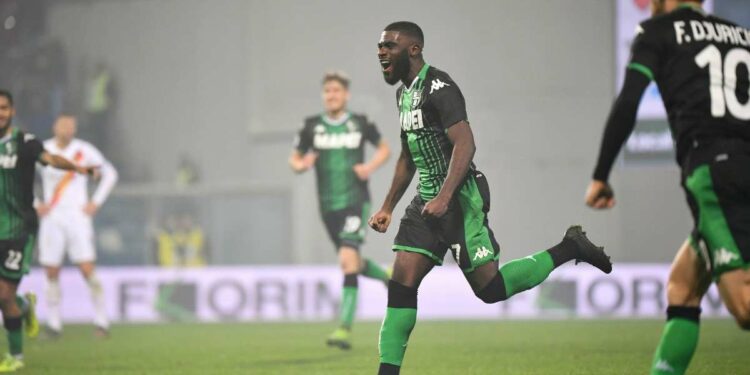 Probabili formazioni Sassuolo Roma - Jérémie Boga, talento del Sassuolo (Foto LaPresse)