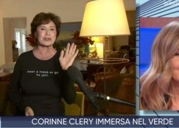 Corinne Clery, La vita in diretta