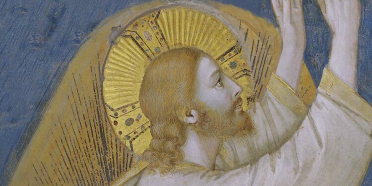 Giotto, Ascensione (1303-05), Cappella degli Scrovegni, "Patrimonio mondiale dell'umanità"