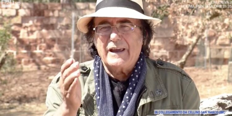 Al Bano Carrisi in collegamento con Domenica In