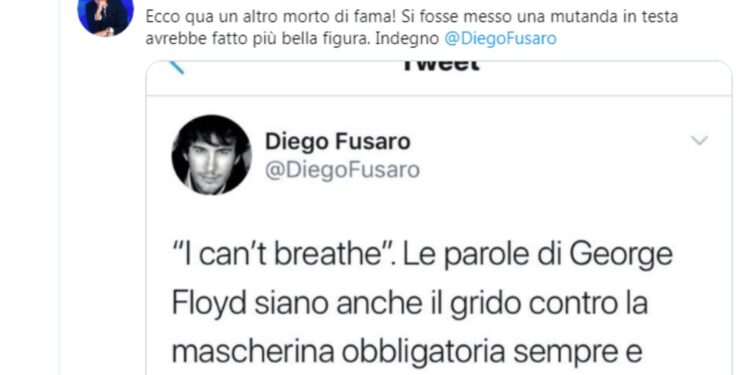 David Parenzo vs Diego Fusaro (Twitter)