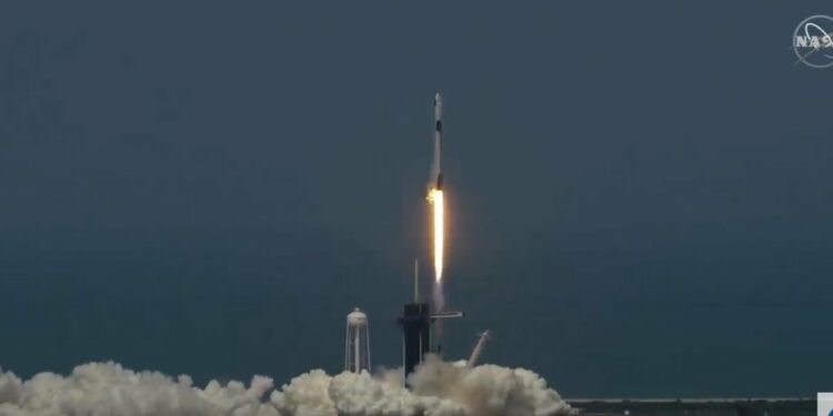 SpaceX, lancio in diretta