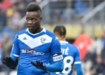 Mario Balotelli, 29 anni, prima stagione al Brescia (Foto LaPresse)