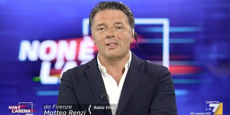 Matteo Renzi a Non è l'Arena