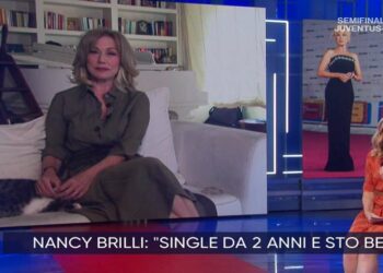 Nancy Brilli a La Vita in diretta