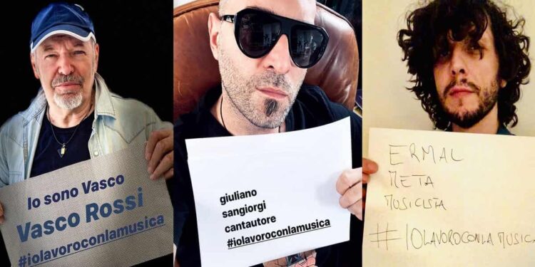 Vasco Rossi, Giuliano Sangiorgi, Ermal Meta - Protesta dei cantanti su Instagram