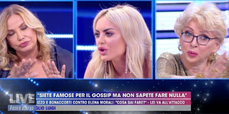 Elena Morali e Simona Izzo ed Enrica Bonaccorti