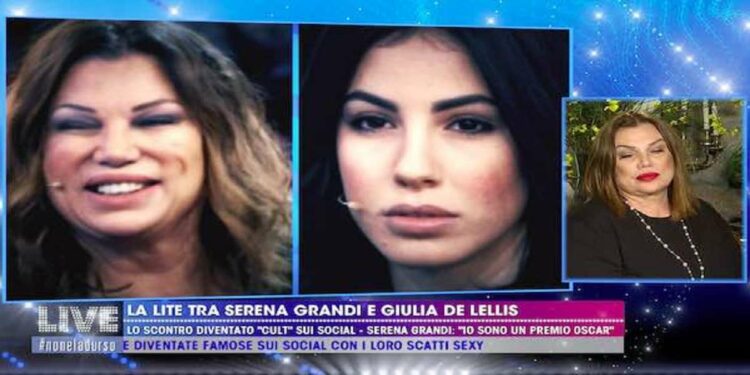 Serena Grandi contro Giulia De Lellis