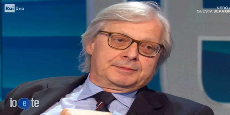 Vittorio Sgarbi a Io e Te - Screenshot da video