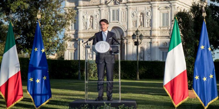 Conferenza stampa Conte