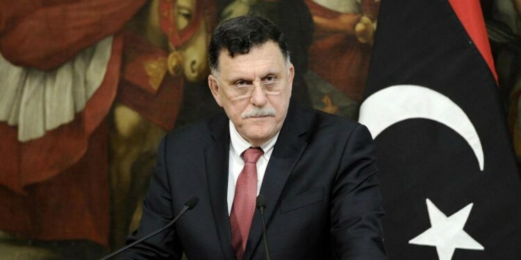 Il premier del Gna libico Fayez al Serraj (LaPresse)