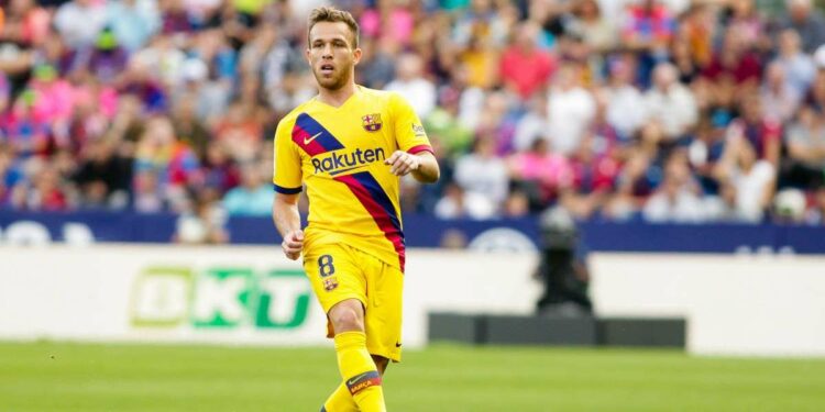 Calciomercato Juventus - Arthur Melo ai tempi del Barcellona (Foto LaPresse)