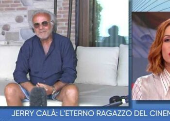 Jerry Calà a "La Vita in Diretta"