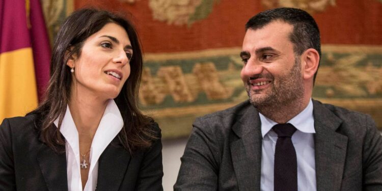 Antonio Decaro e Virginia Raggi