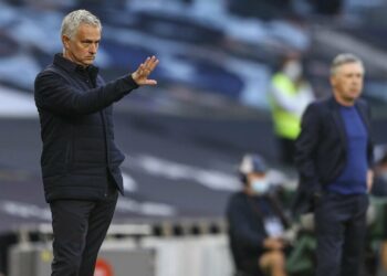 José Mourinho, allenatore del Tottenham  (Foto LaPresse)