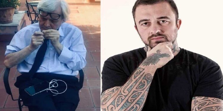 Vittorio Sgarbi e Chef rubio - Foto Instagran