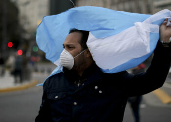 Manifestazione a Buenos Aires (LaPresse)