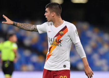 Video Betis Roma - Gianluca Mancini, difensore della Roma (Foto LaPresse)