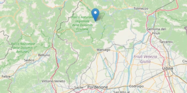 Terremoto Udine e Belluno