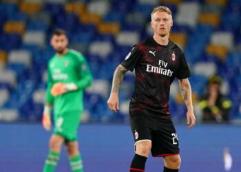 Calciomercato Milan - alla Fiorentina piace Simon Kjaer (Foto LaPresse)