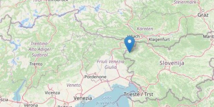 Terremoto lungo il confine Italia-Slovena (Ingv)