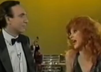 Pippo Baudo e Milva, foto da Youtube