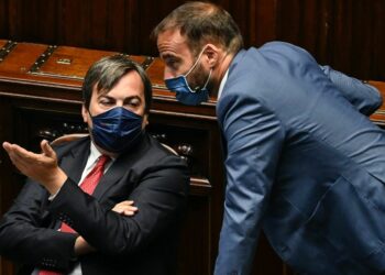 Il ministro Vincenzo Amendola con Luigi Marattin (Foto: LaPresse)