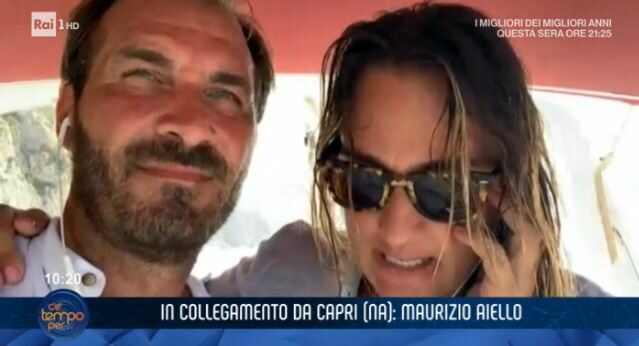 Maurizio Aiello e la moglie Ilaria (C'è Tempo Per...)