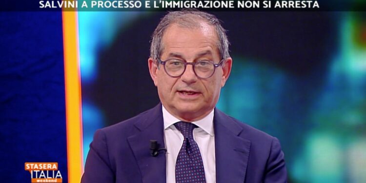 Giovanni Tria, ex ministro Economia a Stasera Italia