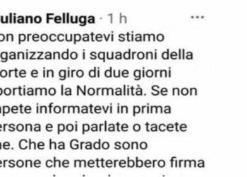 Forni crematori migranti grado giuliano felluga