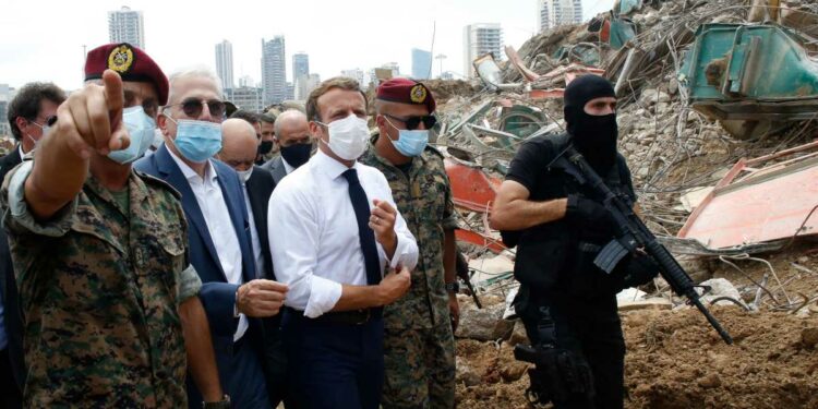 Macron a Beirut