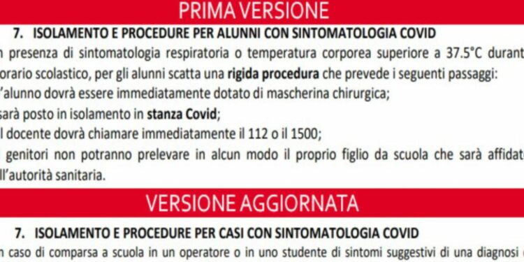 "Alunno con sintomi Covid? Chiamare 112" ma è fake news