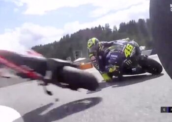 Valentino Rossi e l'incidente tra Zarco e Morbidelli