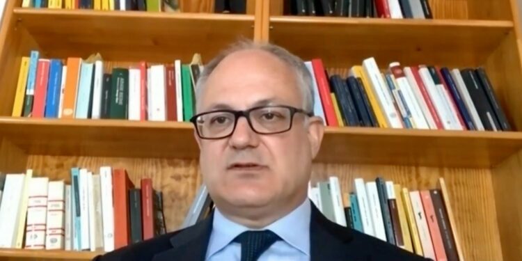 Roberto Gualtieri, ministro Economia al Meeting di Rimini 2020