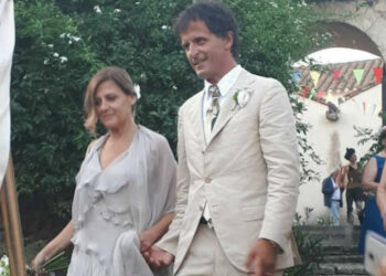 Foto del matrimonio di Irene Grandi e Lorenzo Doni