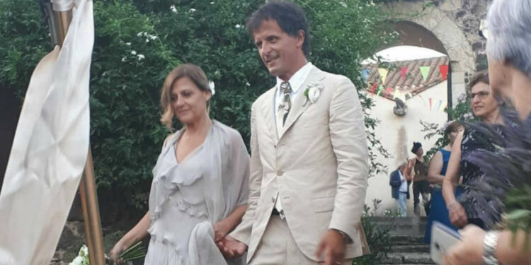 Foto del matrimonio di Irene Grandi e Lorenzo Doni