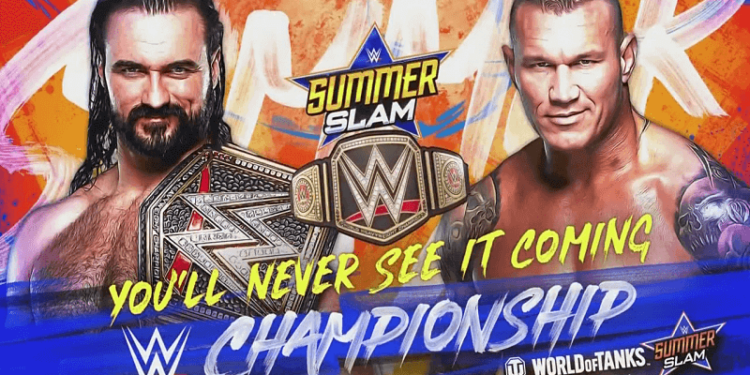 Drew McIntyre contro Randy Orton per il WWE Championship