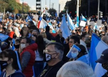 Manifestazione in Argentina (immagine di repertorio)