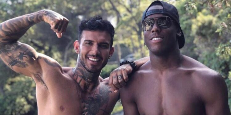 Lucas Peracchi ed Enock Barwuah (Foto: Instagram)