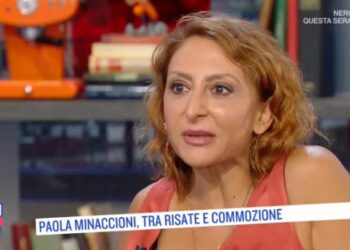 Paola Minaccioni a Oggi è un altro giorno