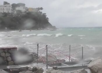 Maltempo a Capri