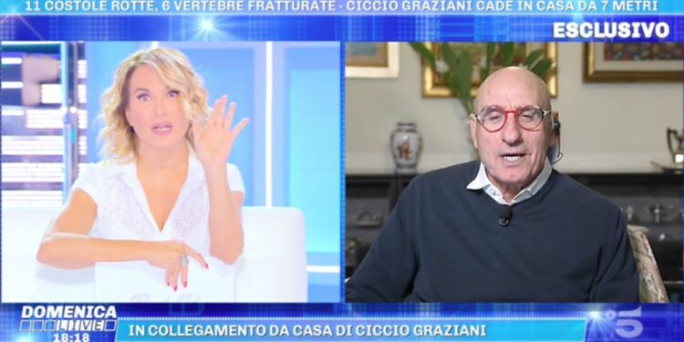 Cicco Graziani a Domenica Live